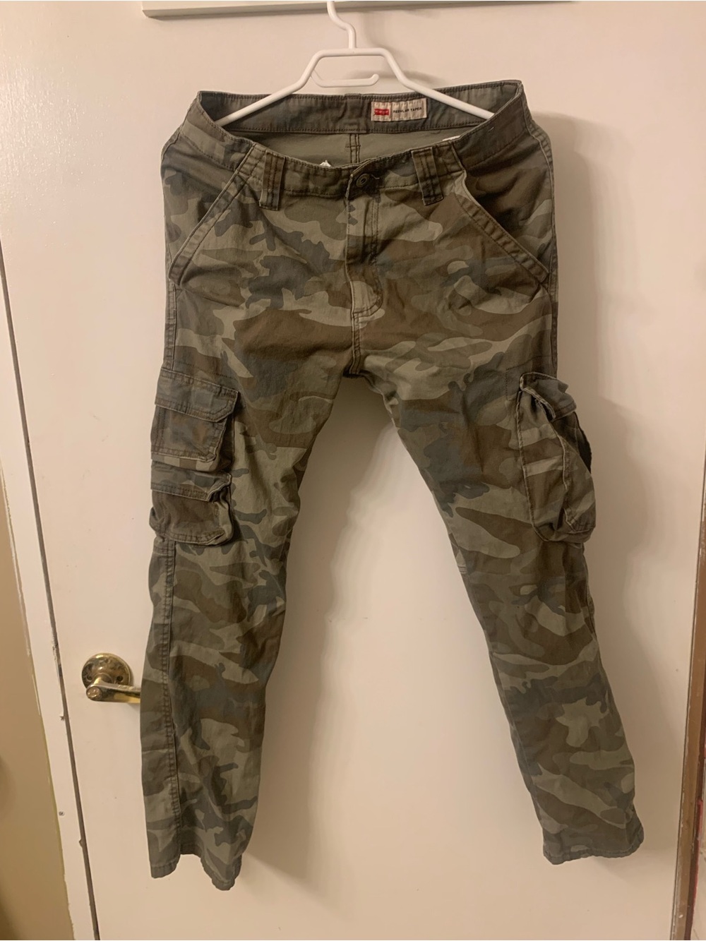 Wrangler Kids Camo Cargo Joggers - Olive Green